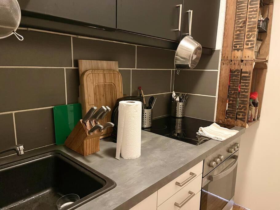 - Chilliges Zimmer In Dusseldorf Mit Balkon & Kuche; Big Tv And Bed - Ngoại thất bức ảnh